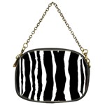 Zebra Background Pattern Chain Purses (One Side)  Front