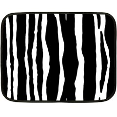 Zebra Background Pattern Fleece Blanket (mini) by Amaryn4rt