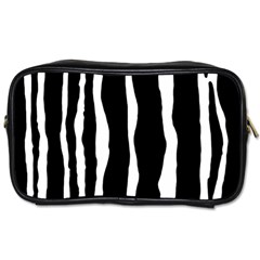 Zebra Background Pattern Toiletries Bags by Amaryn4rt