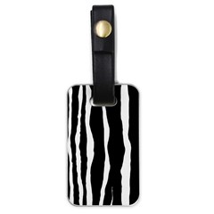 Zebra Background Pattern Luggage Tags (one Side)  by Amaryn4rt