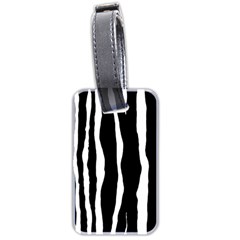 Zebra Background Pattern Luggage Tags (two Sides) by Amaryn4rt