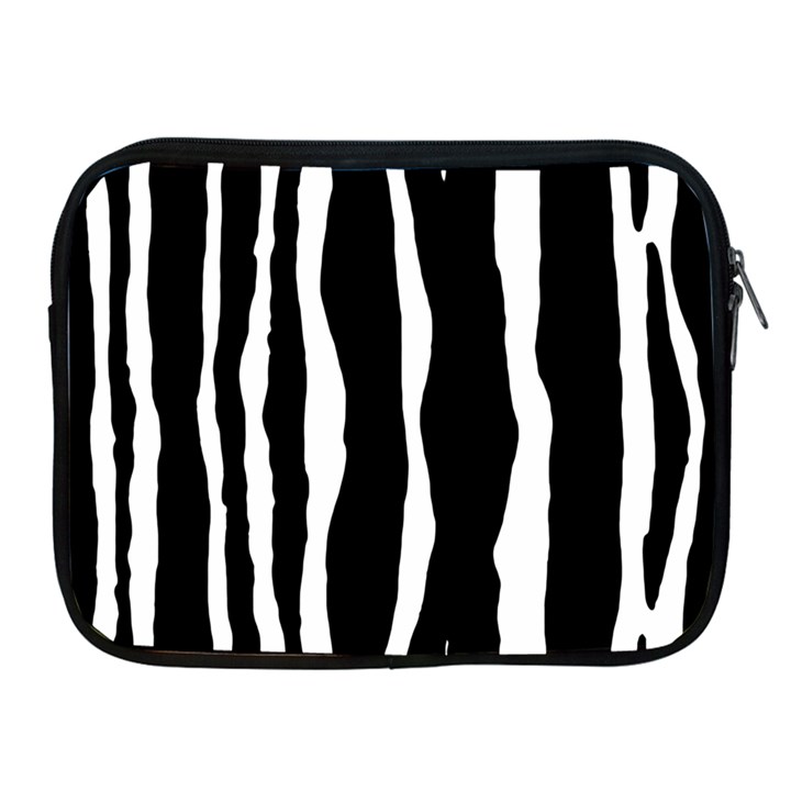 Zebra Background Pattern Apple iPad 2/3/4 Zipper Cases