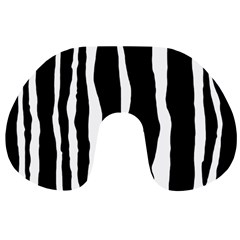 Zebra Background Pattern Travel Neck Pillows by Amaryn4rt