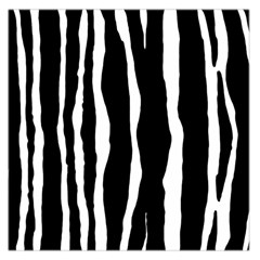 Zebra Background Pattern Large Satin Scarf (square)