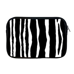 Zebra Background Pattern Apple Macbook Pro 17  Zipper Case