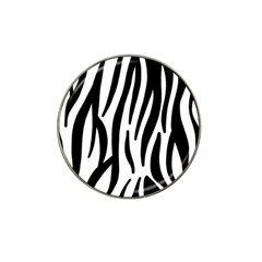 Seamless Zebra A Completely Zebra Skin Background Pattern Hat Clip Ball Marker by Amaryn4rt