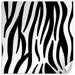 Seamless Zebra A Completely Zebra Skin Background Pattern Canvas 16  X 16   by Amaryn4rt