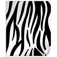 Seamless Zebra A Completely Zebra Skin Background Pattern Canvas 16  X 20   by Amaryn4rt