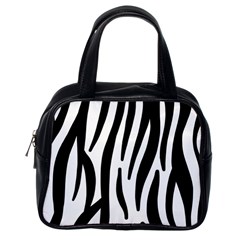 Seamless Zebra A Completely Zebra Skin Background Pattern Classic Handbags (one Side) by Amaryn4rt