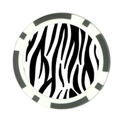 Seamless Zebra A Completely Zebra Skin Background Pattern Poker Chip Card Guard (10 Pack) by Amaryn4rt