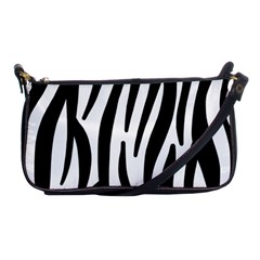 Seamless Zebra A Completely Zebra Skin Background Pattern Shoulder Clutch Bags by Amaryn4rt