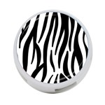 Seamless Zebra A Completely Zebra Skin Background Pattern 4-Port USB Hub (Two Sides)  Front