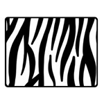 Seamless Zebra A Completely Zebra Skin Background Pattern Fleece Blanket (Small) 50 x40  Blanket Front