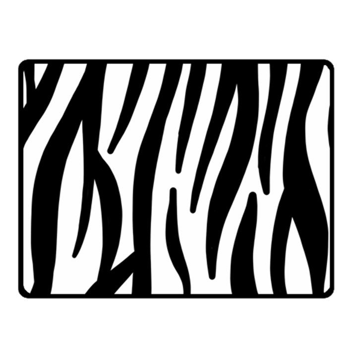 Seamless Zebra A Completely Zebra Skin Background Pattern Fleece Blanket (Small)