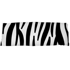 Seamless Zebra A Completely Zebra Skin Background Pattern Body Pillow Case Dakimakura (two Sides)