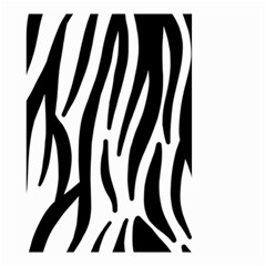 Seamless Zebra A Completely Zebra Skin Background Pattern Small Garden Flag (two Sides)