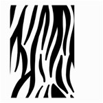 Seamless Zebra A Completely Zebra Skin Background Pattern Small Garden Flag (Two Sides) Front