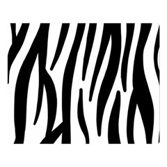 Seamless Zebra A Completely Zebra Skin Background Pattern Double Sided Flano Blanket (large)  by Amaryn4rt