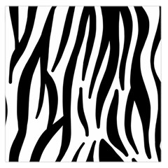 Seamless Zebra A Completely Zebra Skin Background Pattern Large Satin Scarf (square) by Amaryn4rt