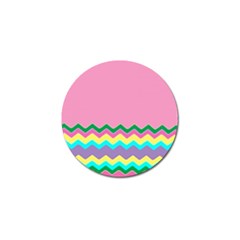 Easter Chevron Pattern Stripes Golf Ball Marker (4 Pack) by Amaryn4rt