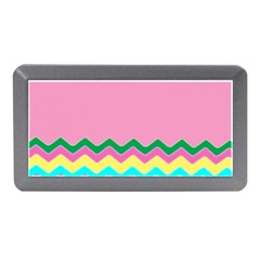 Easter Chevron Pattern Stripes Memory Card Reader (mini) by Amaryn4rt