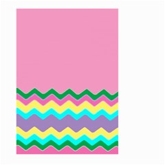 Easter Chevron Pattern Stripes Large Garden Flag (two Sides)