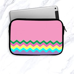 Easter Chevron Pattern Stripes Apple Ipad Mini Zipper Cases by Amaryn4rt