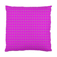 Clovers On Pink Standard Cushion Case (one Side)