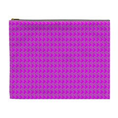 Clovers On Pink Cosmetic Bag (xl) by PhotoNOLA