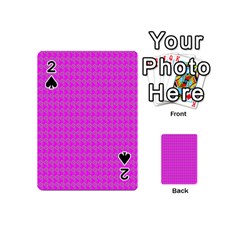 Clovers On Pink Playing Cards 54 (mini) 