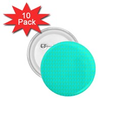 Clovers On Blue 1 75  Buttons (10 Pack) by PhotoNOLA