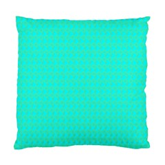 Clovers On Blue Standard Cushion Case (one Side) by PhotoNOLA