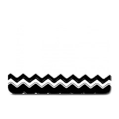 Chevrons Black Pattern Background Plate Mats by Amaryn4rt