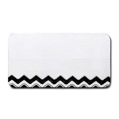 Chevrons Black Pattern Background Medium Bar Mats