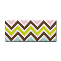 Chevrons Stripes Colors Background Cosmetic Storage Cases by Amaryn4rt