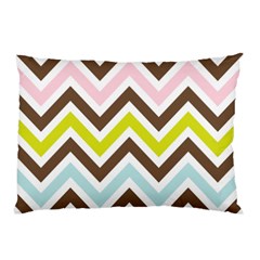 Chevrons Stripes Colors Background Pillow Case