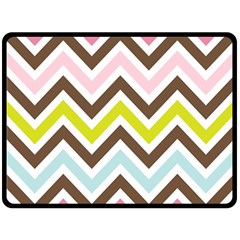 Chevrons Stripes Colors Background Fleece Blanket (large) 