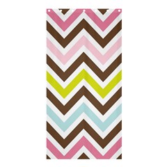 Chevrons Stripes Colors Background Shower Curtain 36  X 72  (stall) 