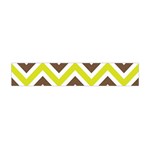 Chevrons Stripes Colors Background Flano Scarf (Mini) Front