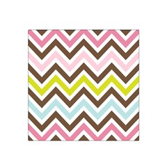 Chevrons Stripes Colors Background Satin Bandana Scarf