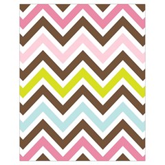 Chevrons Stripes Colors Background Drawstring Bag (small)