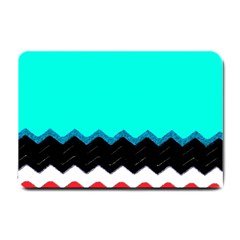 Pattern Digital Painting Lines Art Small Doormat  by Amaryn4rt