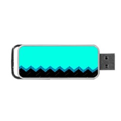 Pattern Digital Painting Lines Art Portable Usb Flash (two Sides) by Amaryn4rt