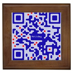 Digital Computer Graphic Qr Code Is Encrypted With The Inscription Framed Tiles by Amaryn4rt