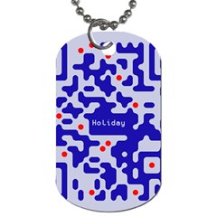 Digital Computer Graphic Qr Code Is Encrypted With The Inscription Dog Tag (one Side) by Amaryn4rt