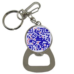 Digital Computer Graphic Qr Code Is Encrypted With The Inscription Button Necklaces by Amaryn4rt