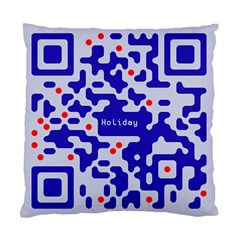 Digital Computer Graphic Qr Code Is Encrypted With The Inscription Standard Cushion Case (one Side) by Amaryn4rt