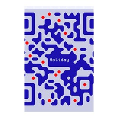 Digital Computer Graphic Qr Code Is Encrypted With The Inscription Shower Curtain 48  X 72  (small) 