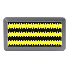 Yellow Black Chevron Wave Memory Card Reader (mini)