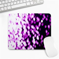 Bokeh Background In Purple Color Large Mousepads by Amaryn4rt